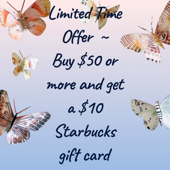 💖 3/$30 💖 Dark Gray  Rhinestone Butterfly Headband - Picture 5 of 5